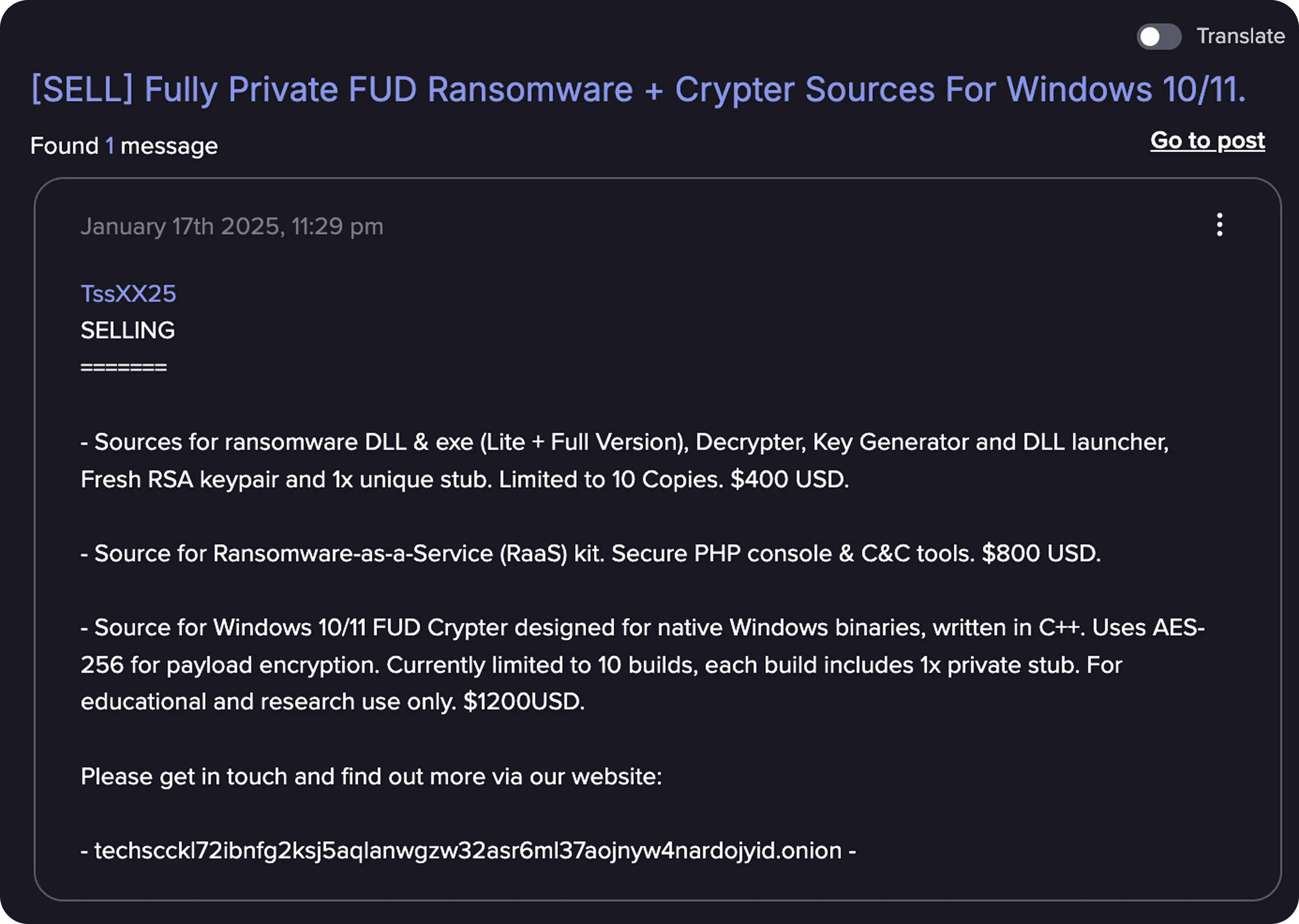 Anthropic Malware report