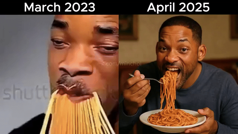 Will Smith eating Sphagetti - A Comparison